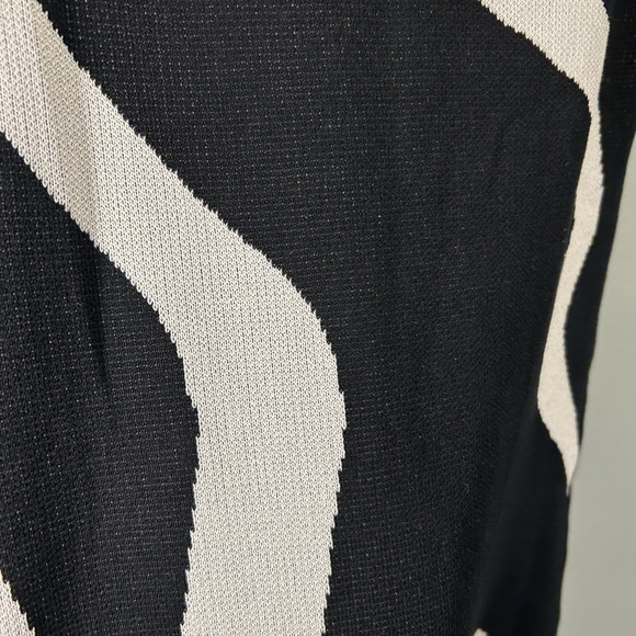 Women’s SHEIN Black & White Maxi Tie Neck Bodycon Dress L - Picture 11 of 15